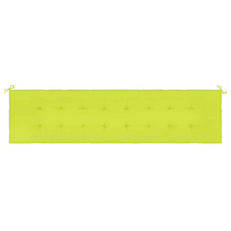 Vidaxl Garden Bench Poduszka 200x50x4 Cm Oxford Fabric Clear Green