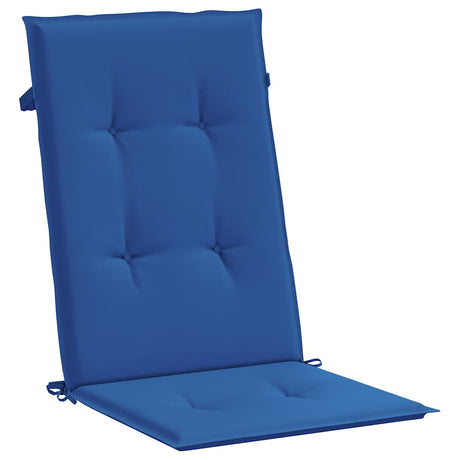 Vidaxl Garden Frea Poduszki 6 ST High Back 120x50x3 cm materiał królewski niebieski