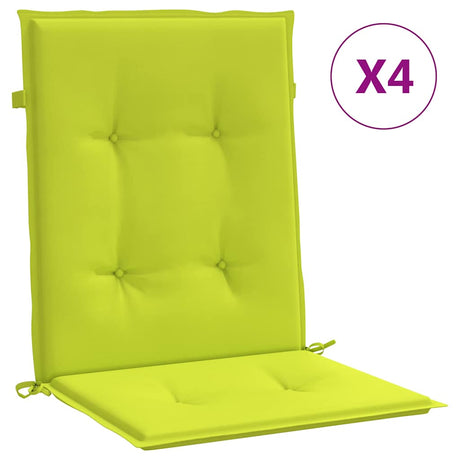 Vidaxl Garden Frea Poduszki 4 szt. 100x50x3 cm Oxford Fabric Clear Green