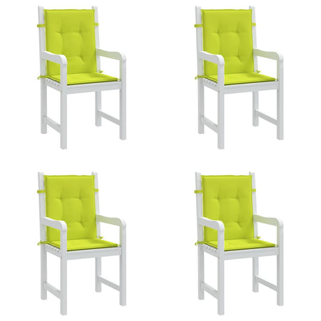 Vidaxl Garden Frea Poduszki 4 szt. 100x50x3 cm Oxford Fabric Clear Green