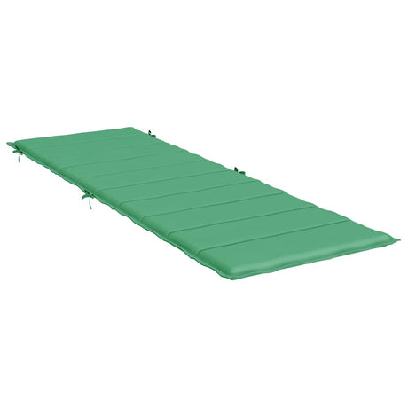 VIDAXL LOUNGER CUSHION 186X58X4 CM Oxford Tkanina zielona