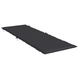 Vidaxl leunger poduszka 186x58x4 cm Oxford Fabric Black