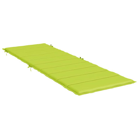 VIDAXL LOUNGER CUSHION 186X58X4 CM Oxford Fabric Clear Green