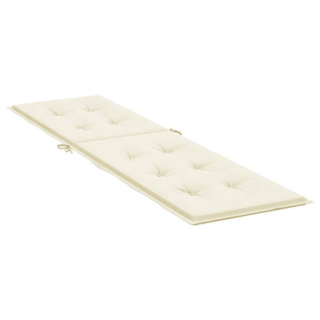 Krzesło Vidaxl Patio (75+105) x50x4 cm kremowe kremowe
