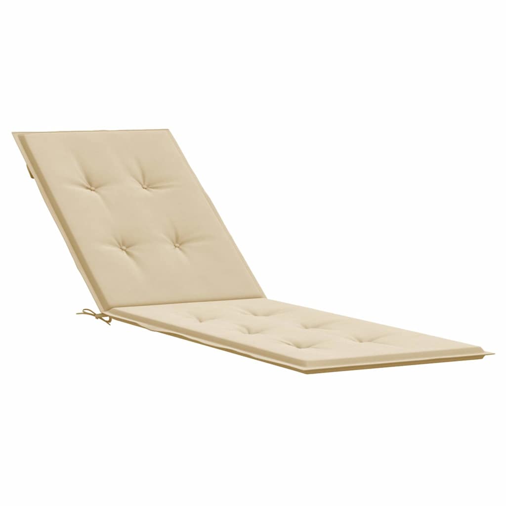 Vidaxl patio poduszka (75+105) x50x4 cm beżowy