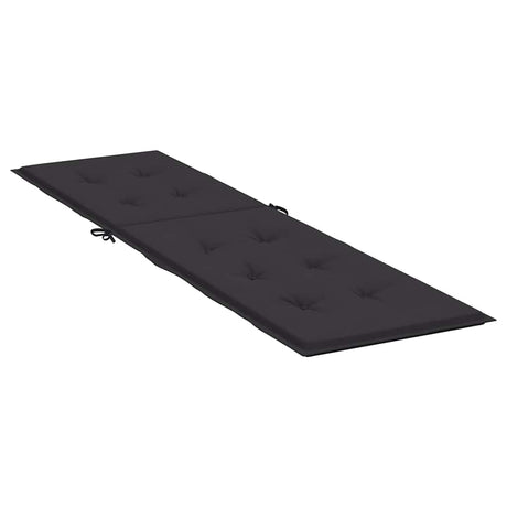 Poduszka Vidaxl patio (75+105) x50x4 cm Czarna