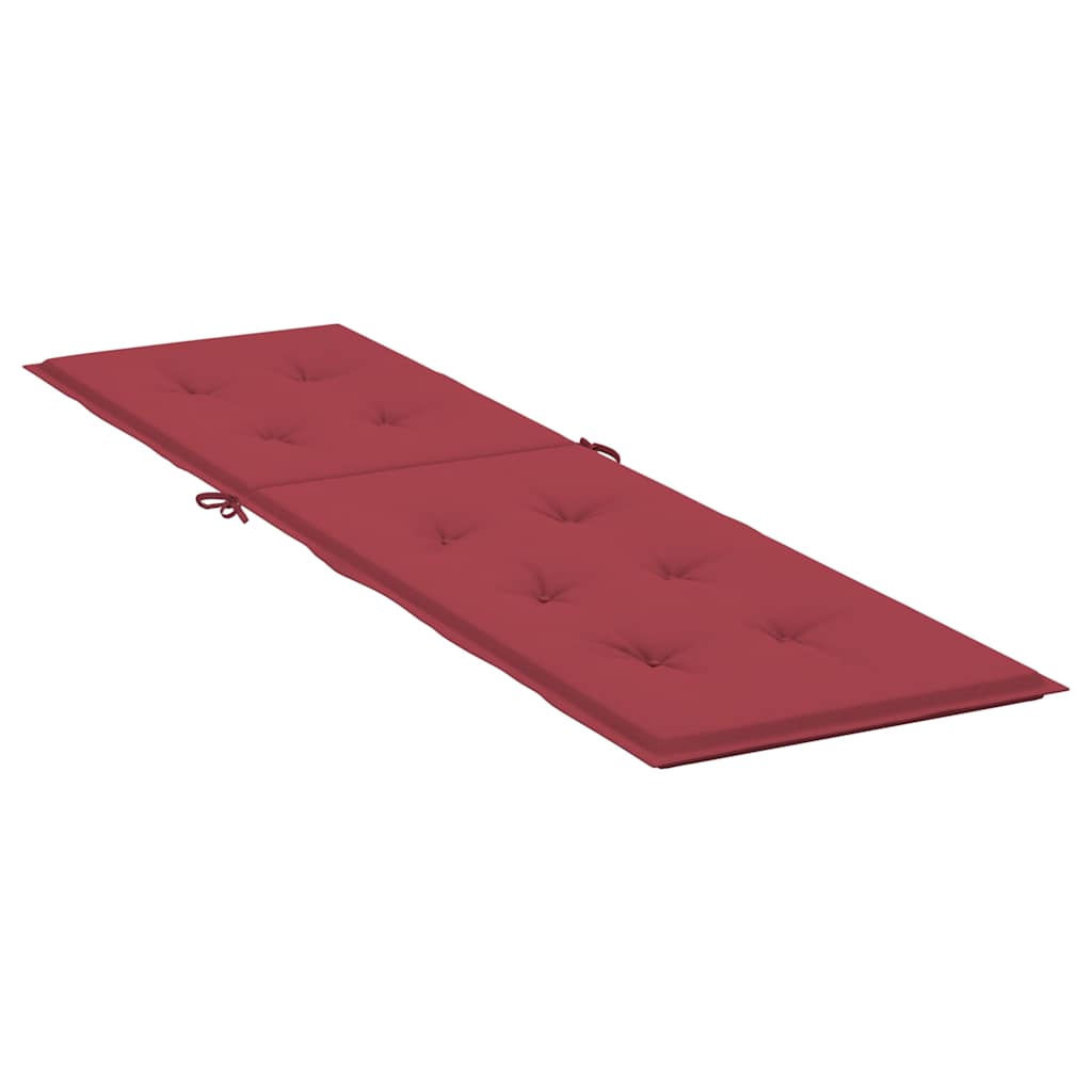 Poduszka Vidaxl Patio (75+105) x50x4 cm wino czerwony