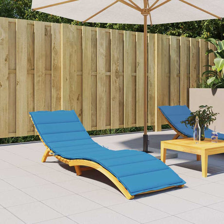 VIDAXL LOUNGER CUSHION 200x60x3 CM Oxford Fabric Blue