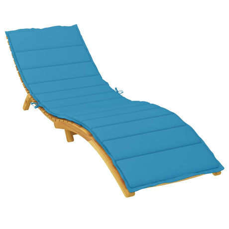VIDAXL LOUNGER CUSHION 200x70x3 CM Oxford Fabric Blue