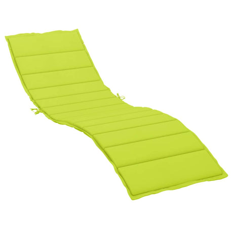 VIDAXL LOUNGER CUSHION 200x70x3 CM Oxford Fabric Clear Green