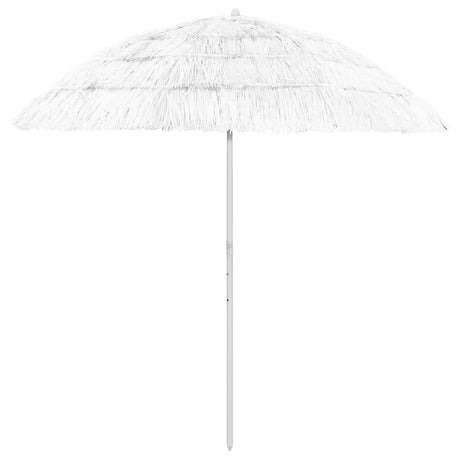 Parasol plażowy VidaXL Hawaii 240 cm, biały