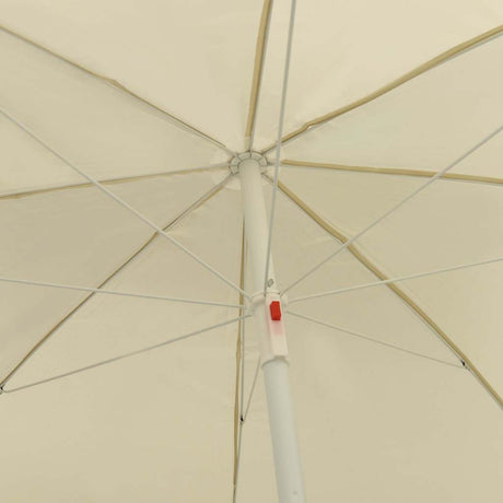 Vidaxl strandparasol 240 cm zandgeel