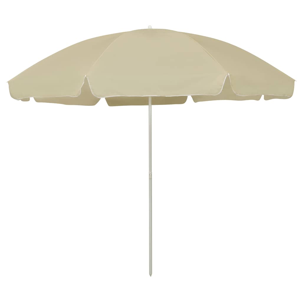Vidaxl strandparasol 300 cm zandgeel