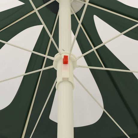 Vidaxl strandparasol 240 cm groen