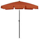 Parasol plażowy Vidaxx 180x120 cm w kolorze terakoty