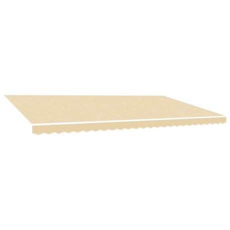 Vidaxl zastępczy materiał dla luifel 6x3,5 m krem ​​-kolory
