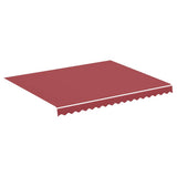 Vidaxl zastępczy materiał dla luifel 3x2,5 m Bordeaux Red