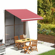 Vidaxl zastępczy materiał dla luifel 3x2,5 m Bordeaux Red