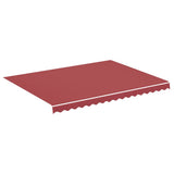Vidaxl zastępczy materiał dla luifel 4x3 m Bordeaux Red