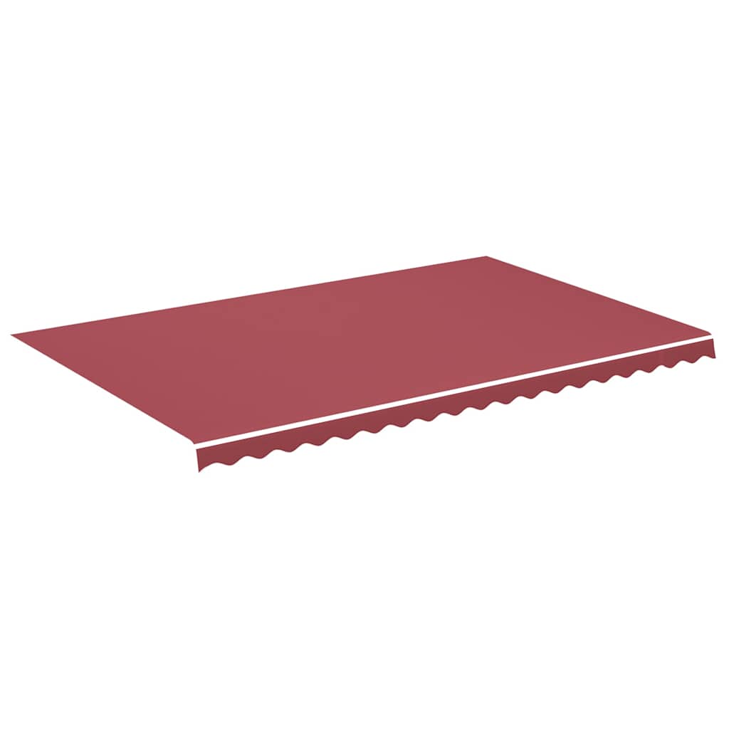 Vidaxl zastępczy materiał dla luifel 5x3 m Bordeaux Red