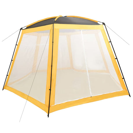 Namiot basenowy vidaxl 500x433x250 cm tkanina żółta
