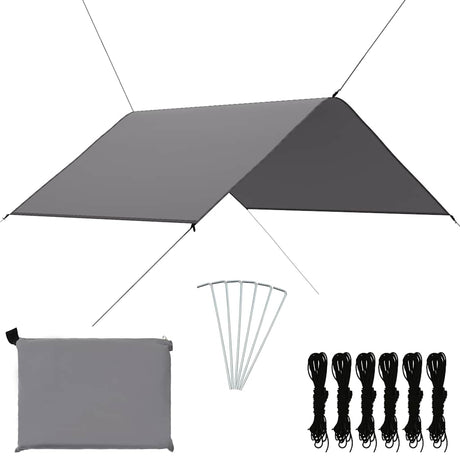 Vidaxl Cover Sail 3x2,85 M Gray
