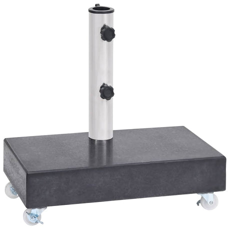 Vidaxl Parasol stopa 45x25x8 cm granit czarny