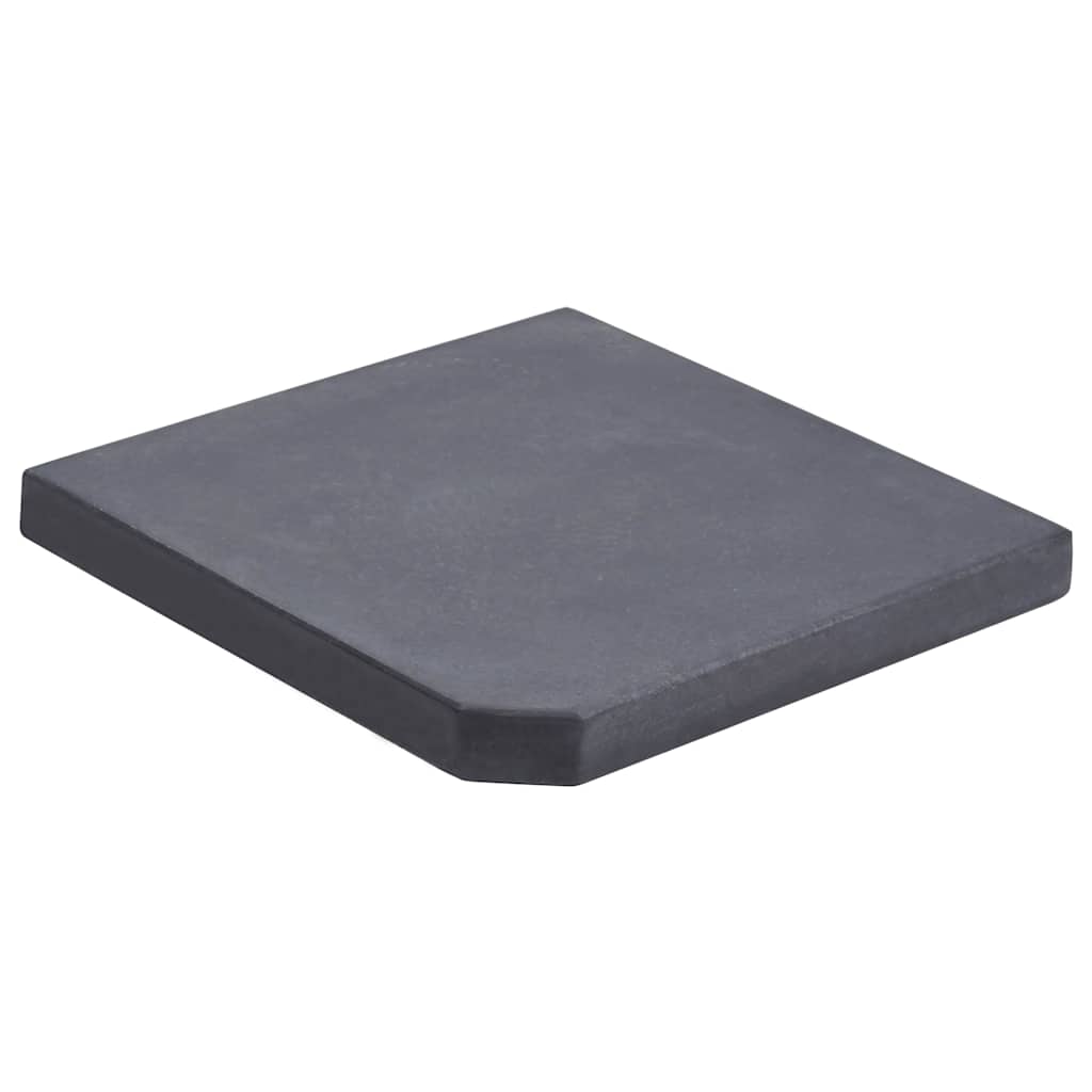Vidaxl Parasol Foot Plack Square 25 kg granitowy czarny