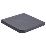Vidaxl Parasol Foot Plack Square 25 kg granitowy czarny