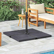 Vidaxl Parasol Foot Plack Square 25 kg granitowy czarny