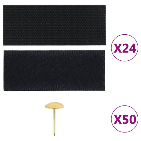 Vidaxl Owad Zasłony 2 szt. Magnetyczny 220x100 cm Czarny