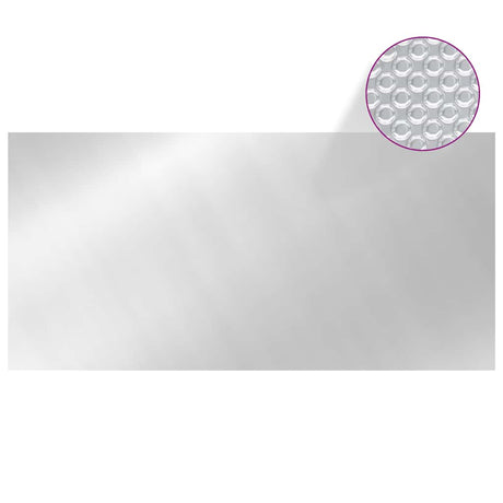 Vidaxl Swimming Basen Cover 450x220 cm PE w kolorze srebrnym