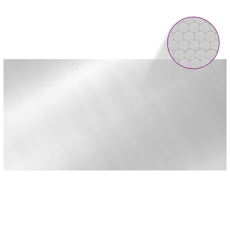 Vidaxl Swimming Basen Cover 549x274 cm PE w kolorze srebrnym