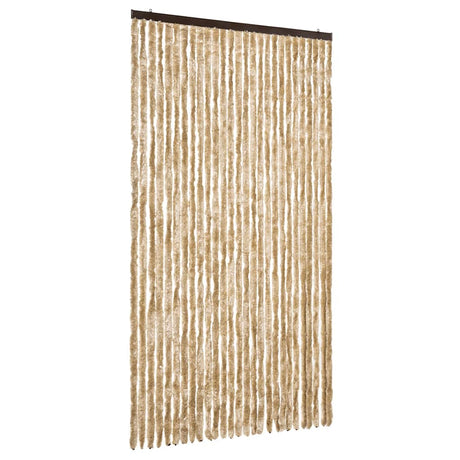 Vidaxl Fly Curtain 118x220 cm Chenille Beige