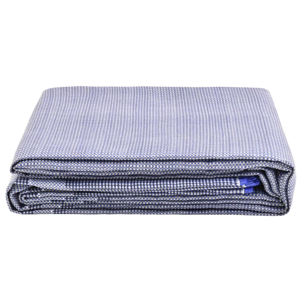 Vidaxl Tent dywan 650x250 cm niebieski