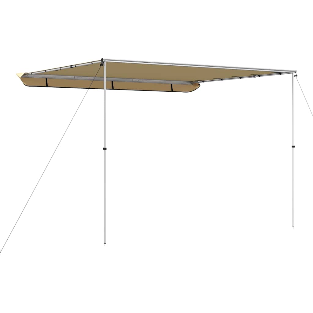 Vidaxl luifel voor camper en caravan 2,4x3x2,15 m beige
