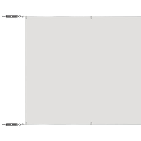 Vidaxl luifel pionowy 100x1000 cm Oxford tkanina biała