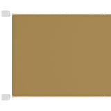 Vidaxl luifel pionowy 140x270 cm Oxford Fabric Beige