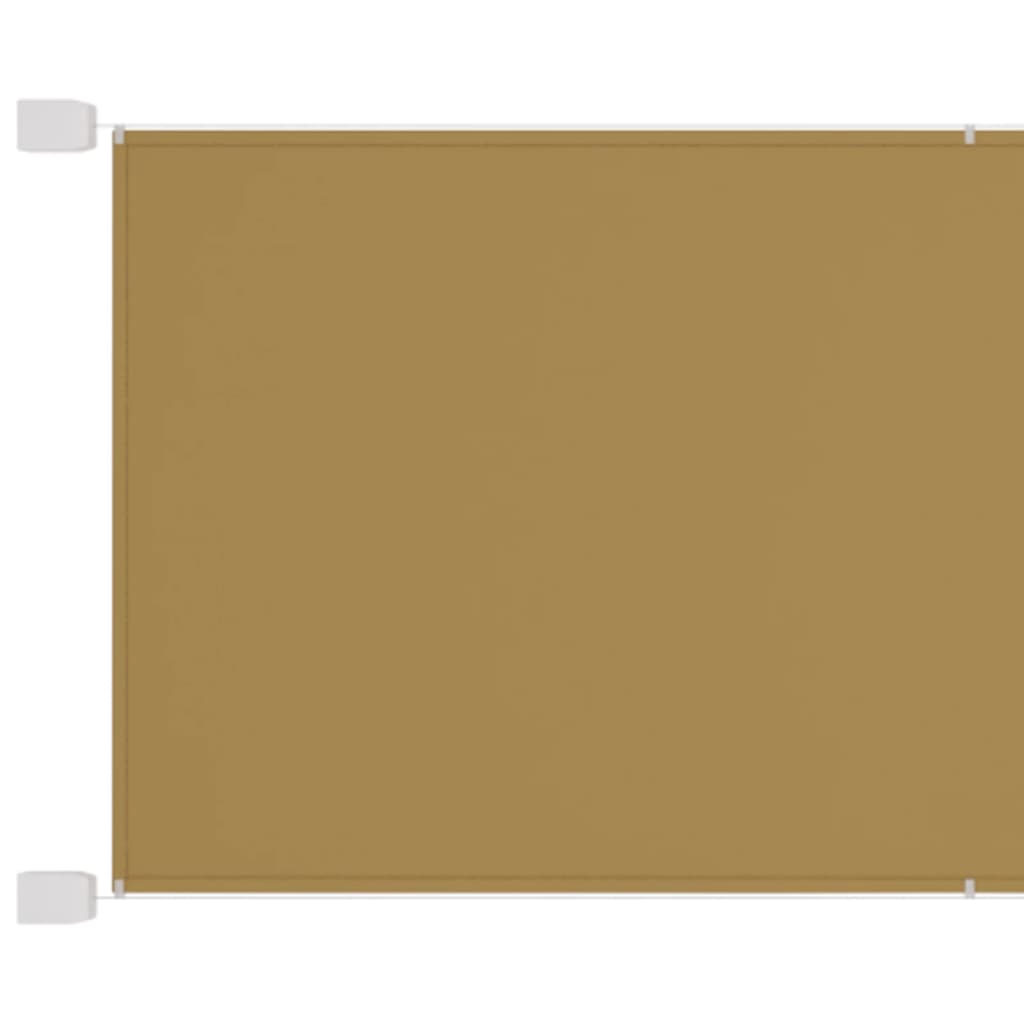 Vidaxl luifel pionowy 180x360 cm Oxford Fabric Beige