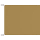 Vidaxl luifel pionowy 180x360 cm Oxford Fabric Beige