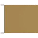 Vidaxl luifel pionowy 250x270 cm Oxford Tabil Beige