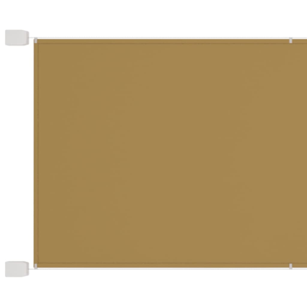 Vidaxl luifel pionowy 250x360 cm Oxford Tabil Beige