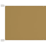 Vidaxl luifel pionowy 250x360 cm Oxford Tabil Beige