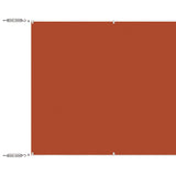 Vidaxl luifel pionowy 100x1200 cm Oxford Fabric Treacotta -Colored