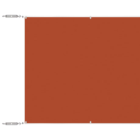 Vidaxl luifel pionowy 140x600 cm Oxford Fabric Treacotta -Colored