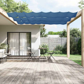Vidaxl luifel pionowy 100x800 cm Oxford Fabric Blue
