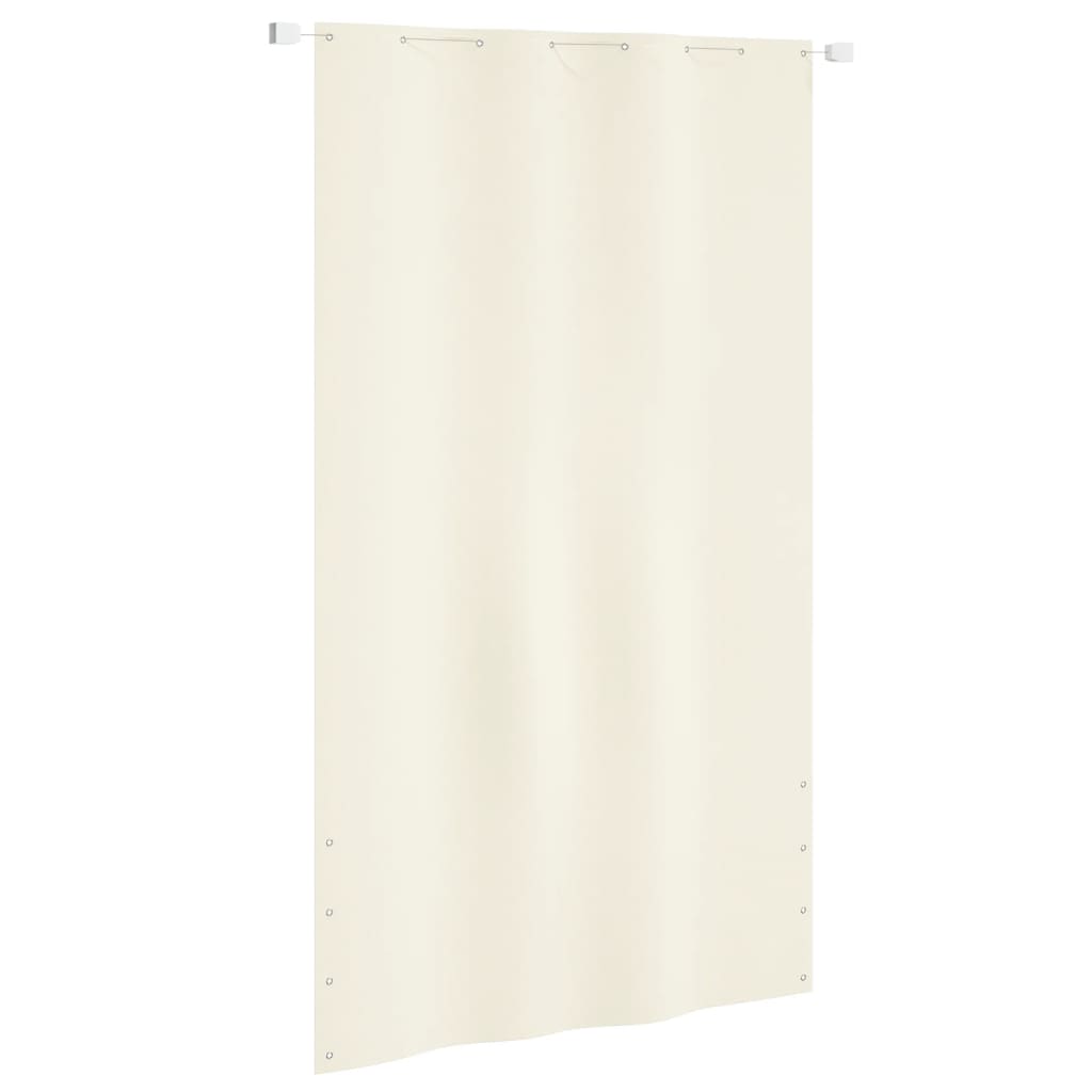 Vidaxl Balkon Screen 140x240 cm Oxford Fabric Cream -coloed
