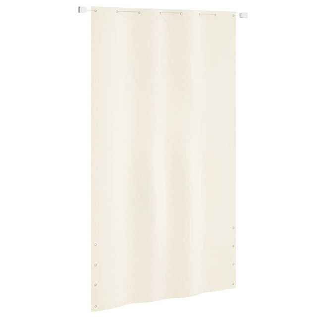 Vidaxl Balkon Screen 140x240 cm Oxford Fabric Cream -coloed