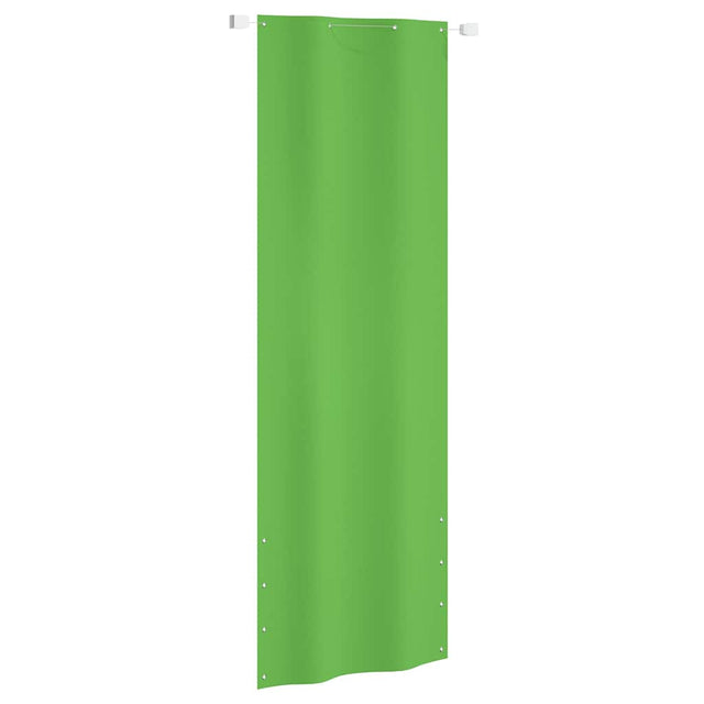 Vidaxl Balcony ekran 80x240 cm Oxford Fabric Light Green