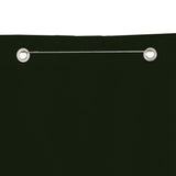 Vidaxl Balkon Screen 120x240 cm Oxford Fabric Dark Green
